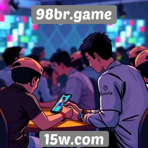 Interação dos usuários na comunidade de 98br.game